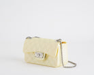 Borsa a spalla Marc Ellis Flat Falcon XS Donna Wax Yellow Silver - Vista laterale