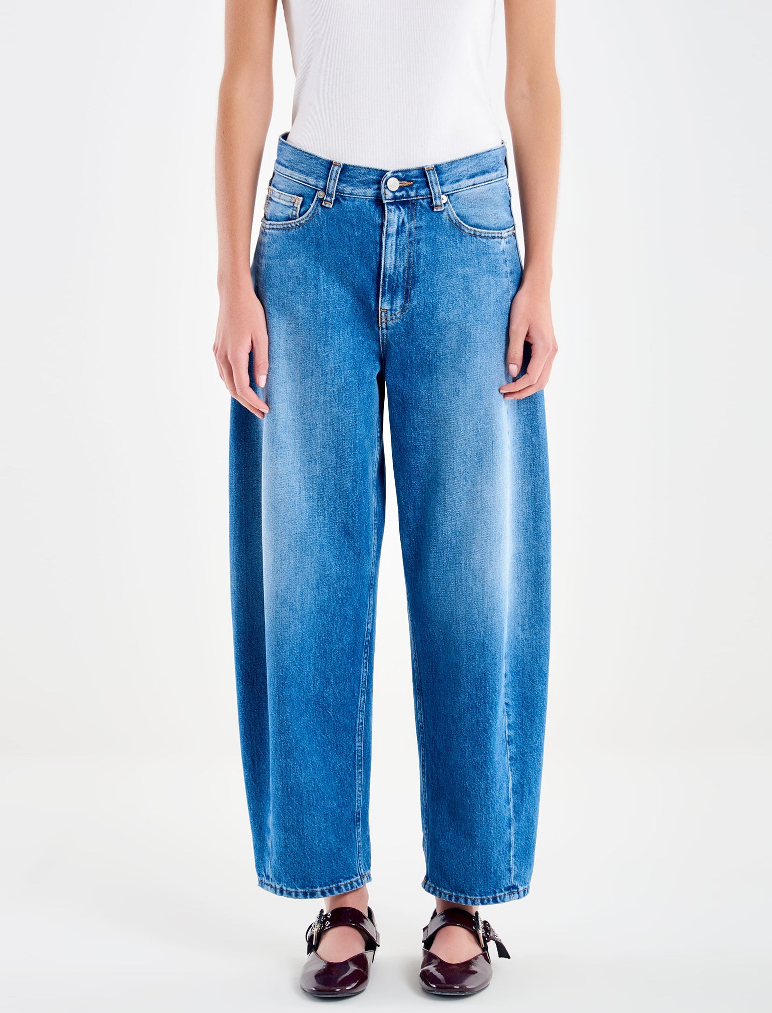 Jeans Chiara Barrel Vicolo DAB5158 Blu Donna