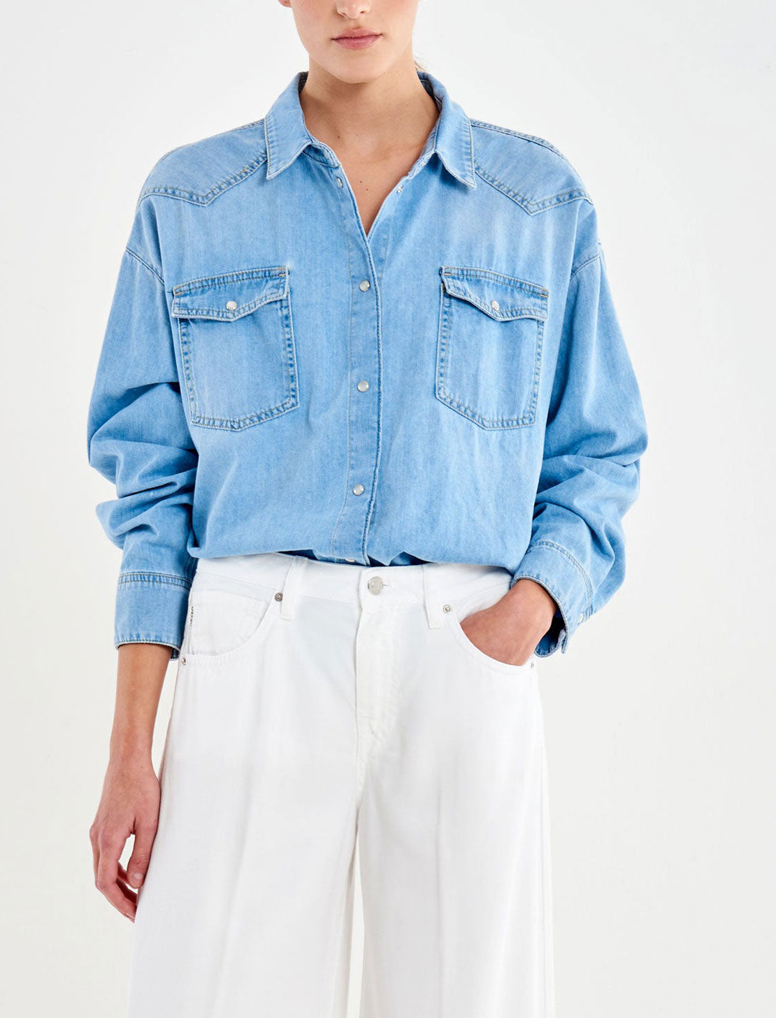 Camicia jeans Vicolo DAB5163 Donna