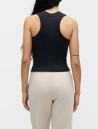 Canotta Nike Sportswear Chill Knit IF0238-010 donna colore Black/(Sail)