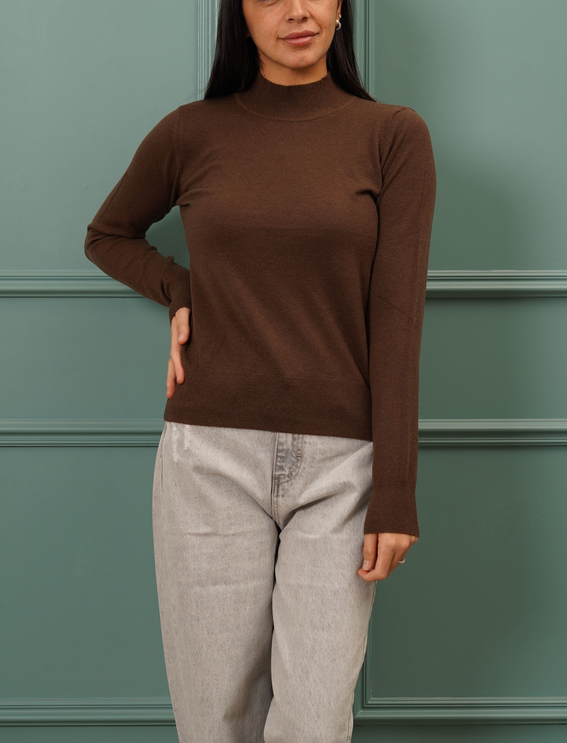 Maglia accollata BB GLAMOUR JN1009 Donna