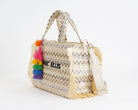 Borsa Marc Ellis Buby S.Claire M Multicolor Natural - Vista Laterale
