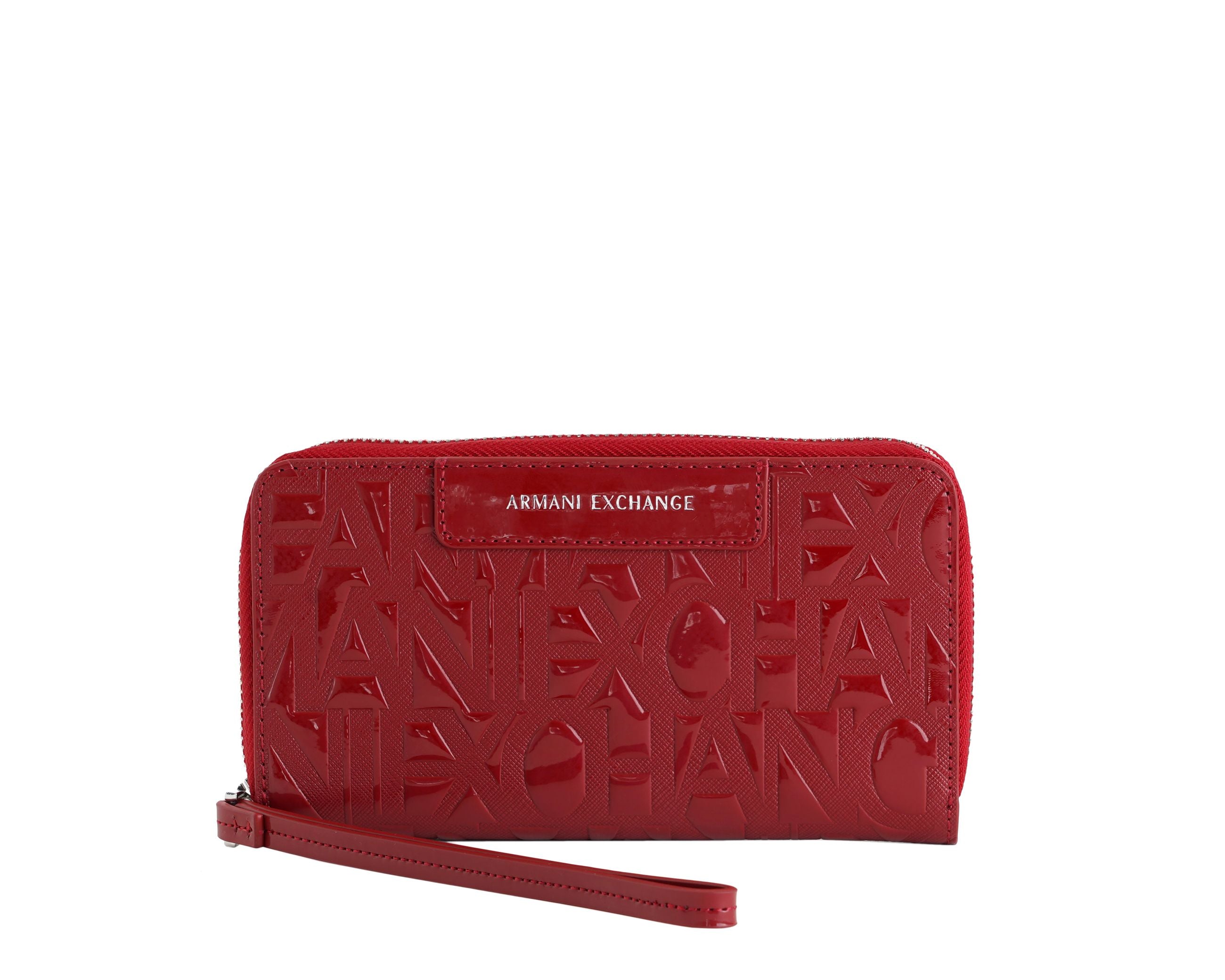 Portafoglio ARMANI EXCHANGE LIZ PATENT ZIP AROUND XW001606AF17290 Donna