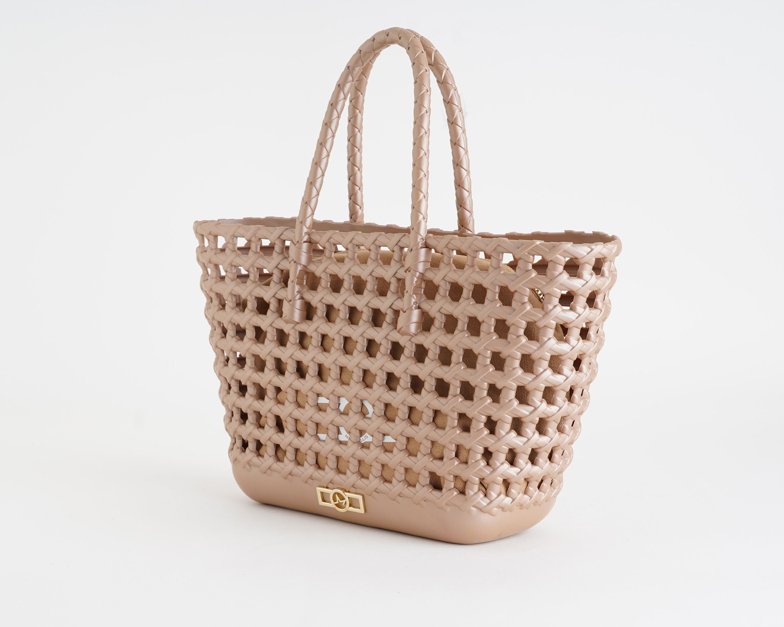 Shopper Bag Marc Ellis Flat Sunset Moka Mousse/Light Gold