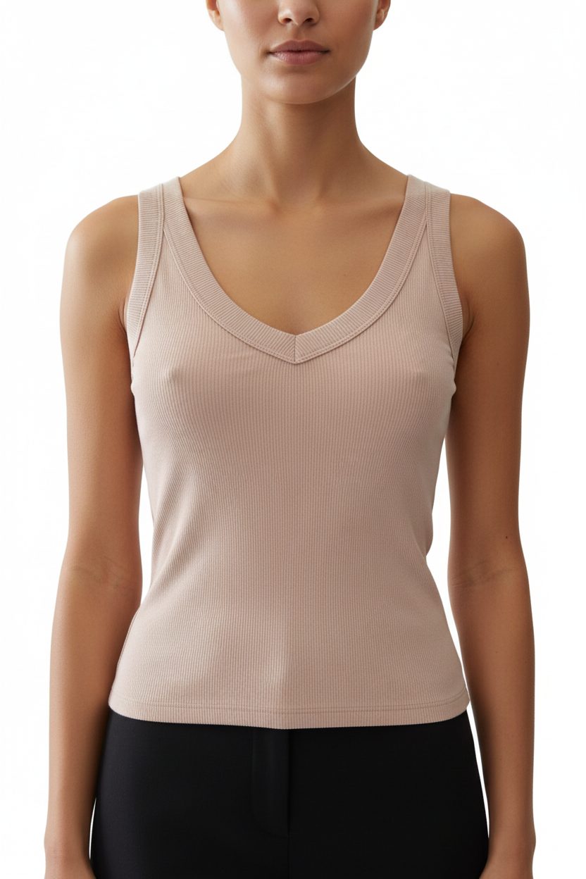 Canotta basic Vicolo UAB0045 Nude