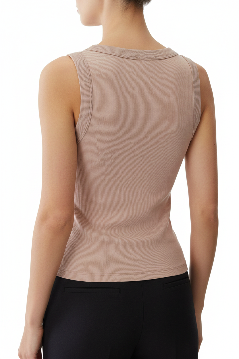 Canotta basic Vicolo UAB0045 Nude