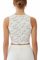 Canotta cropped Vicolo UAB0185 Rosa