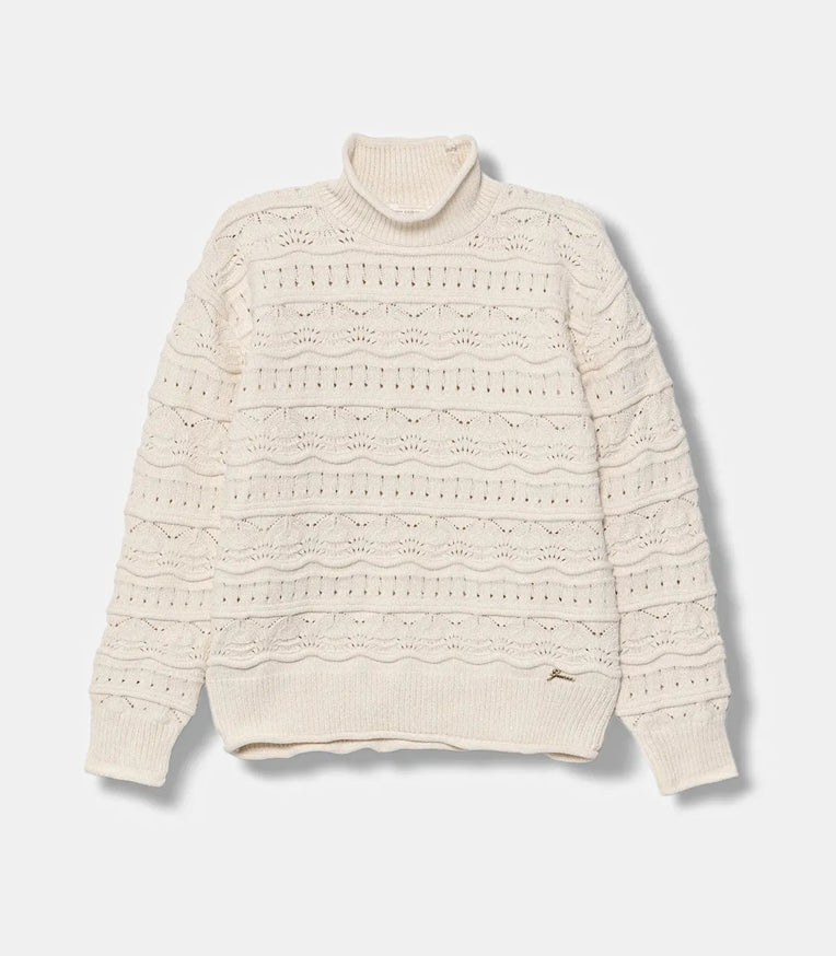 Maglione con dolcevita GUESS J5YR09 Cream White Bambina