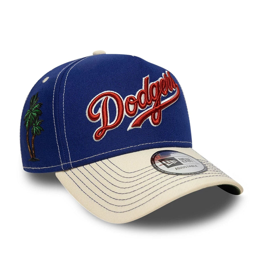 Cappello New Era 9FORTY E-Frame LA Dodgers MLB City Icon 60856326 uomo colore blu scuro Dk Blue (401)