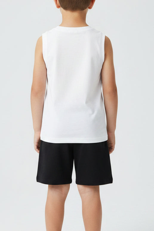 Set Jordan Festival Cargo Short e T-Shirt Bambino Black 85F825-023 | Manfrellotti