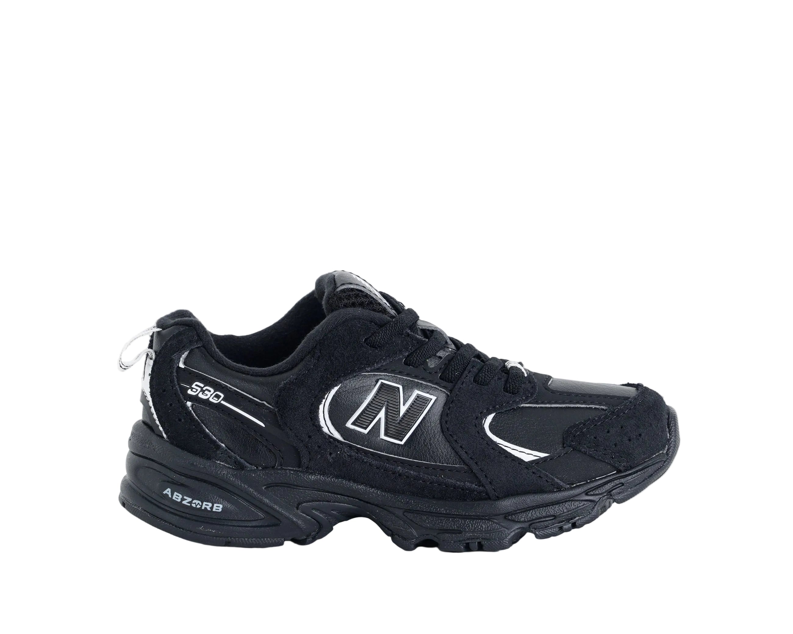 Sneakers New Balance 530 Bungee Lace P5302GE Black/White Unisex bambino