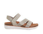 Sandalo Skechers Lifted Comfort 163252 taupe donna - Cinturini regolabili Memory Foam vegan taglie 36-41