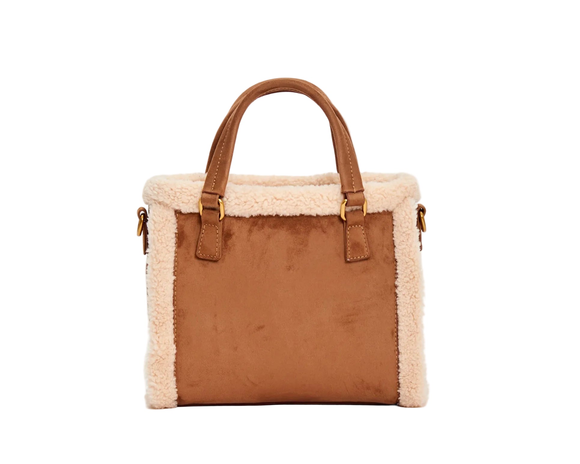 Borsa a mano Vicolo Lumi Mini XAC0041 Marrone/Agnello Donna
