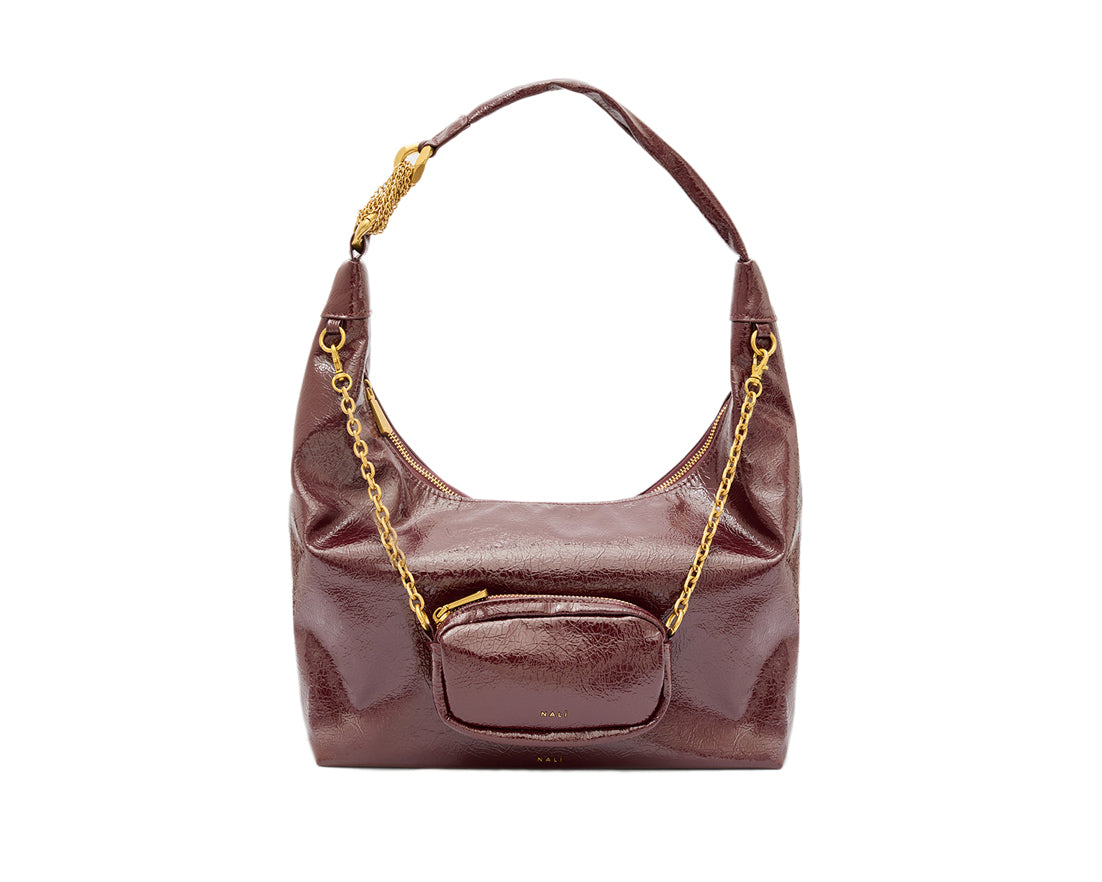 Borsa NALI' Janet LDBS0141 Bordeaux Donna