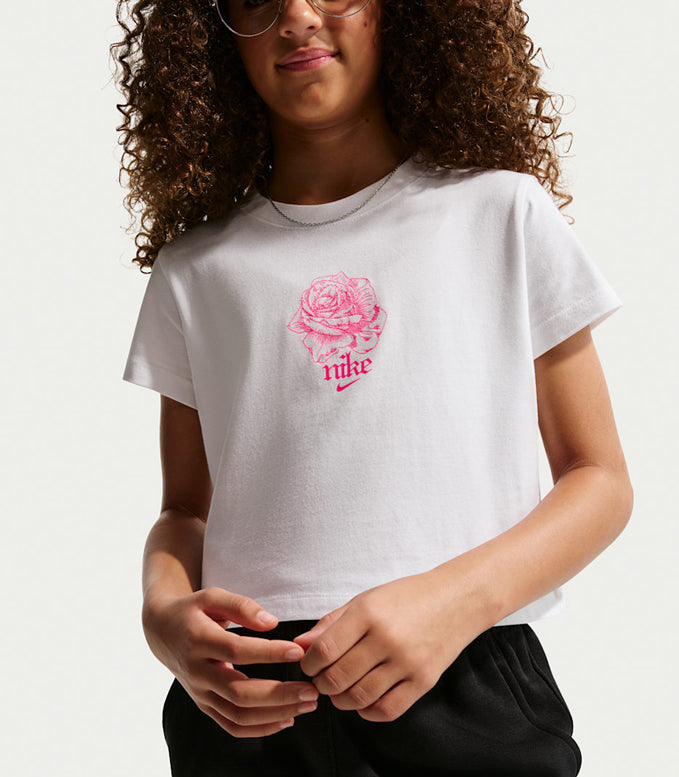 Maglietta corta Nike II0886-100 Bianco Unisex bambino