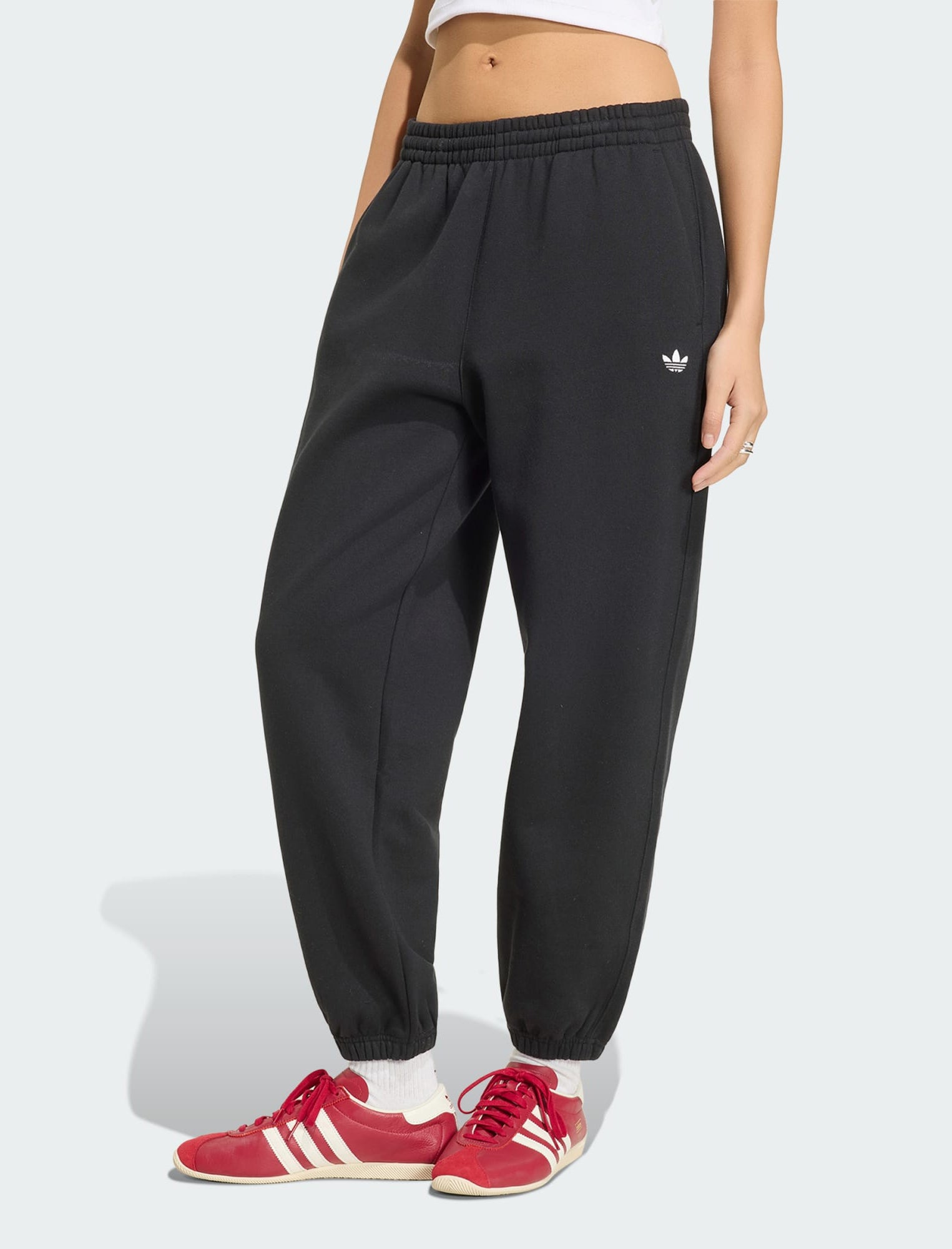 Pantalone sportivo Adidas Essentials Loose Fleece KS2419 Black Donna
