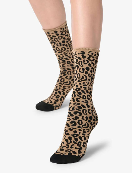 Calzino OROBLU Leopard VOBC68279 Camel