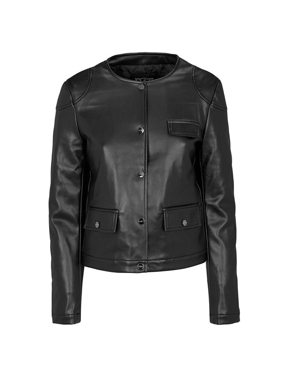 Giacca in ecopelle CULT CLC305200 Nero Donna