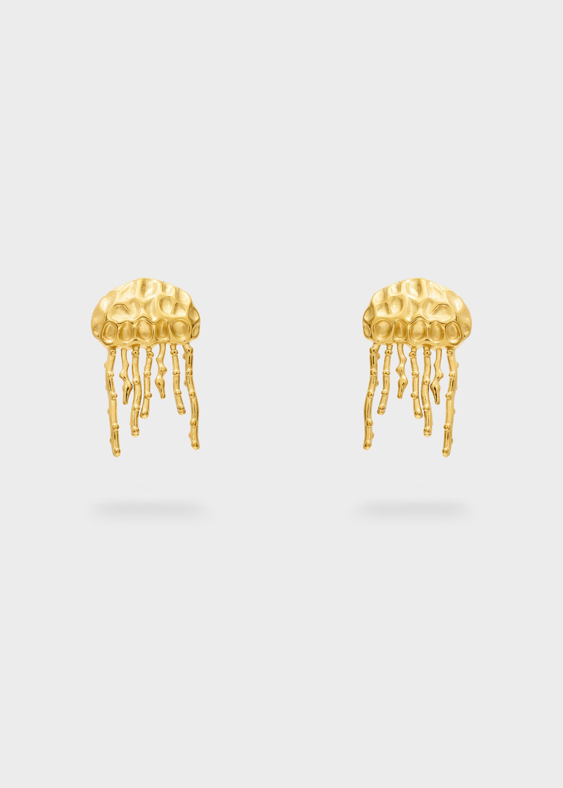 Orecchini Medusa Martellata Nali' PWOR0024 Oro Donna