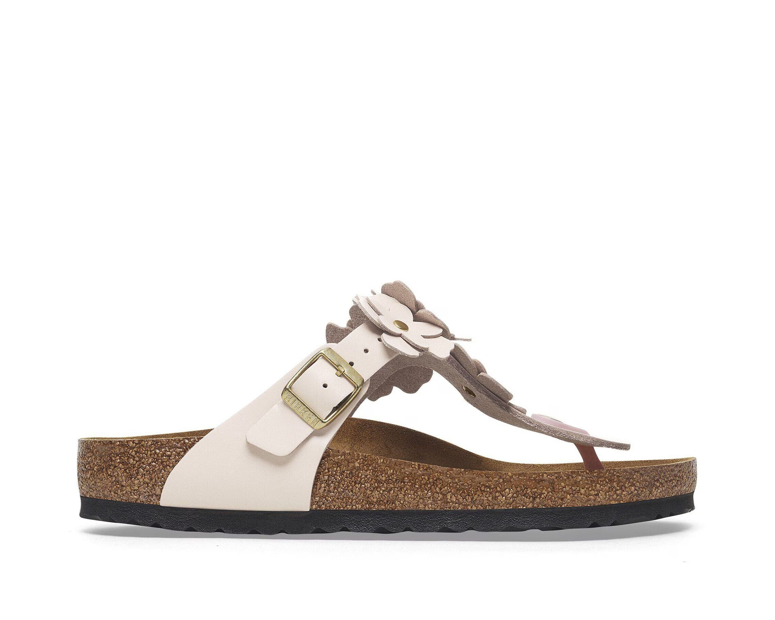 Sandalo Birkenstock Gizeh Flower Embellishment 1029287 Light Donna