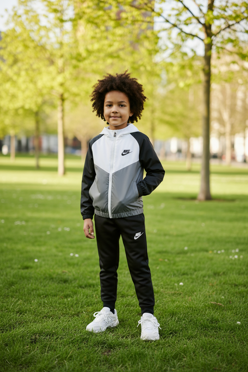 Nike Kids Tracksuit Spring Editorial