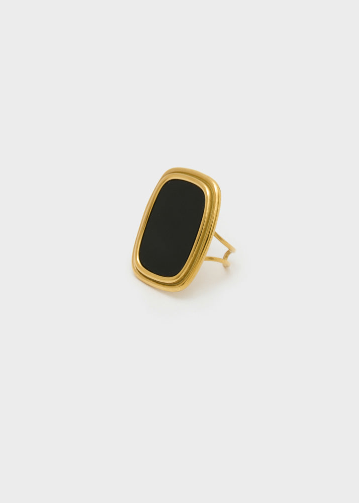Anello Nalì Milly TLAN0001 Oro/Nero Donna
