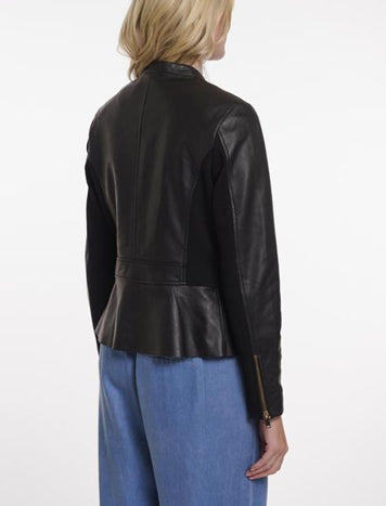 Giacca in pelle Rino&Pelle Nanja.3502621 Nero