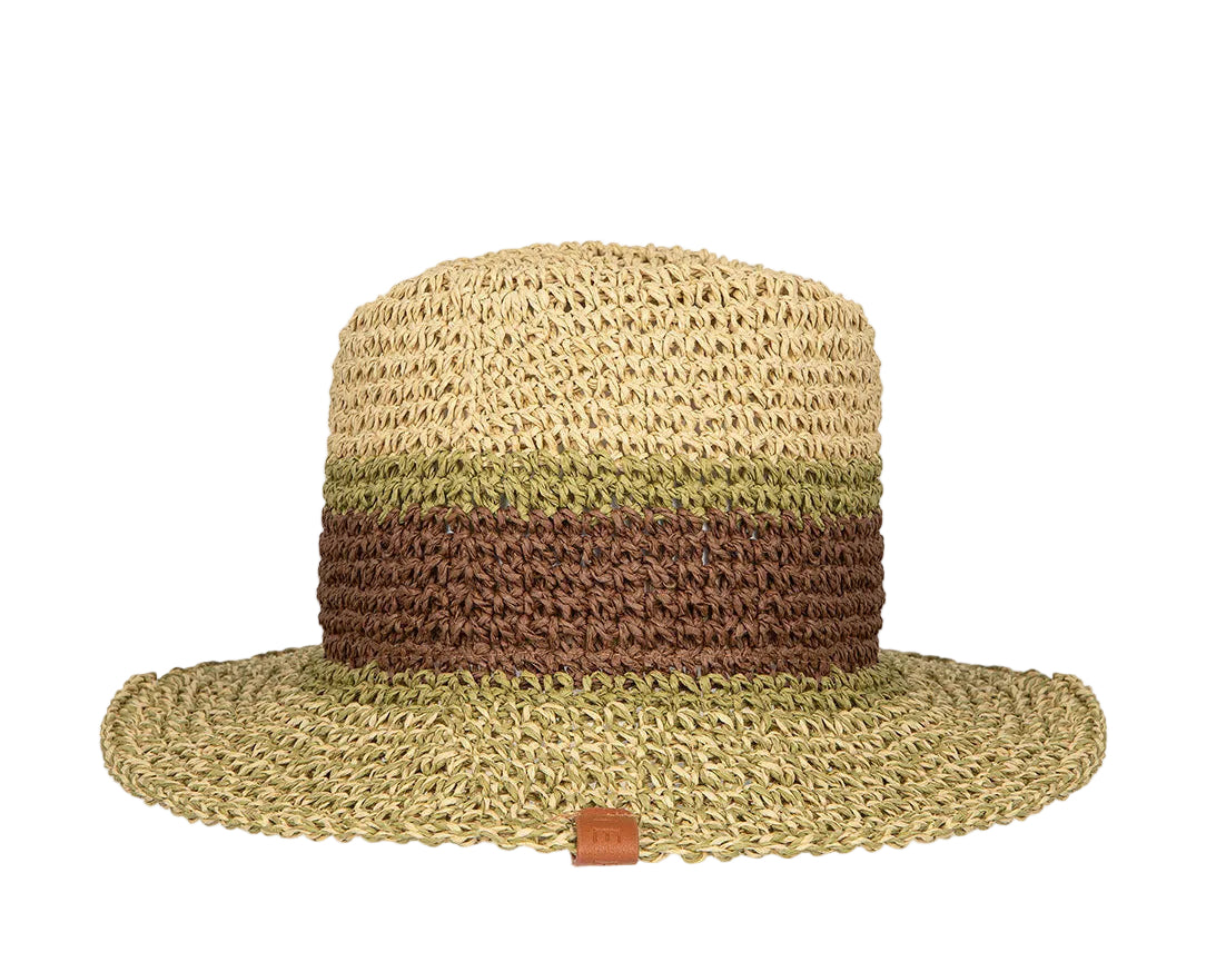 Cappello in carta paglia beige Me Fui SW0220-BG donna