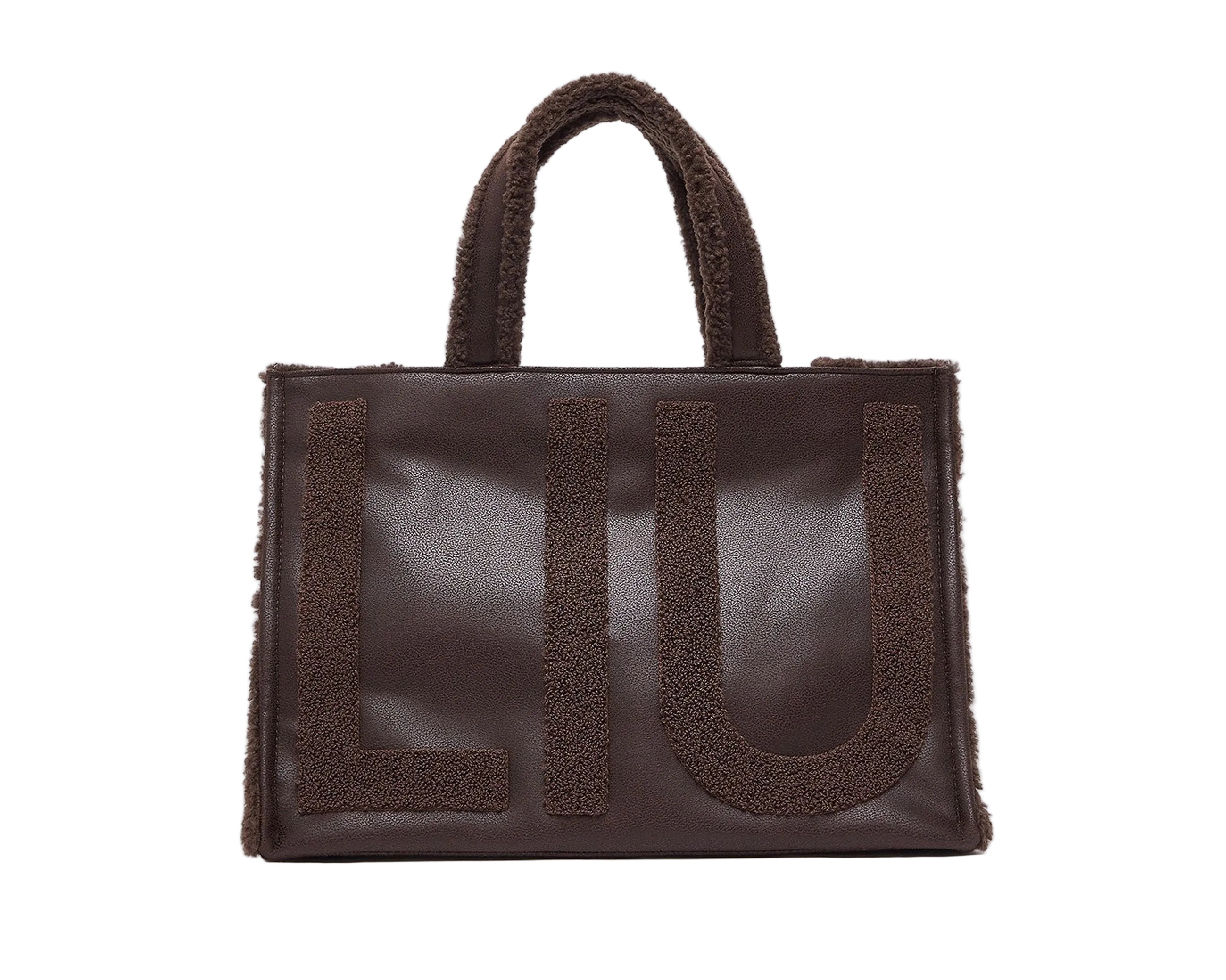Tote Bag L con logo Liu Jo 2F6037 E0021 Testa di Moro