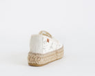 VIDORRETA Espadrillas Normandie 0140N tessuto ricamato bianco donna - art. 0140N

