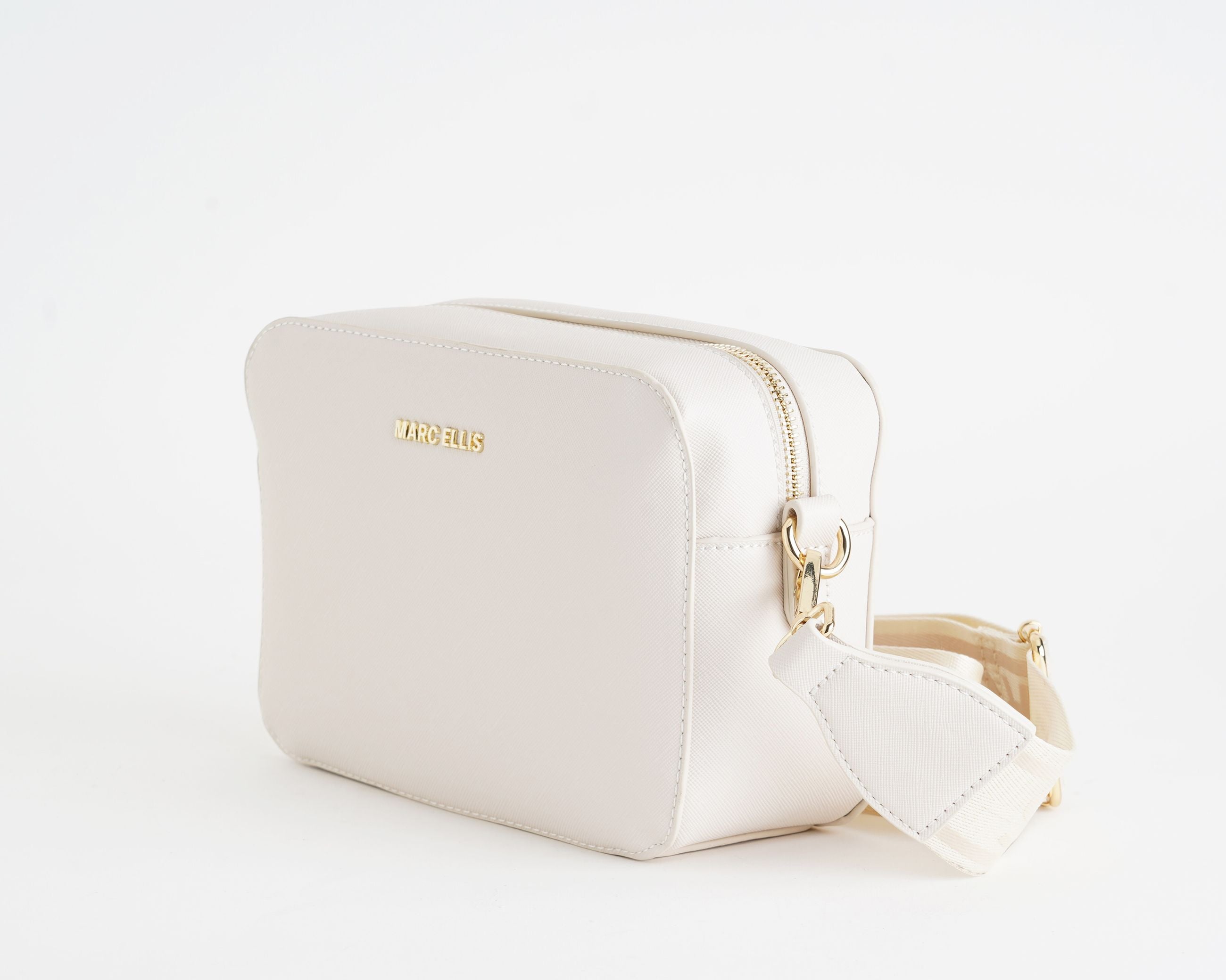 Borsa a tracolla Marc Ellis Peyton MF Donna Milk – Vista laterale