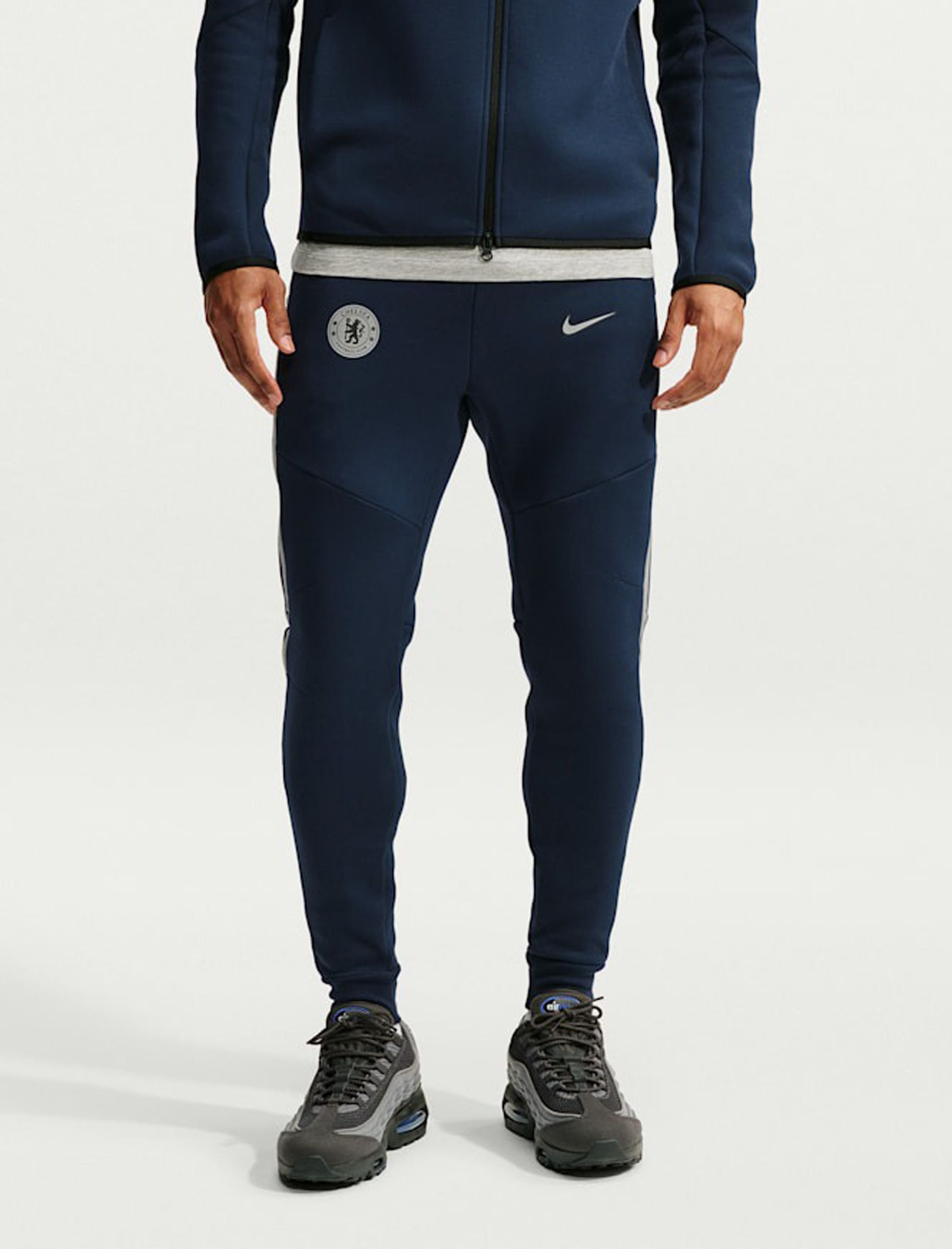 Pantaloni jogger da calcio Nike Chelsea FC Tech Fleece  IO3643-477 Blue Eclipse Uomo