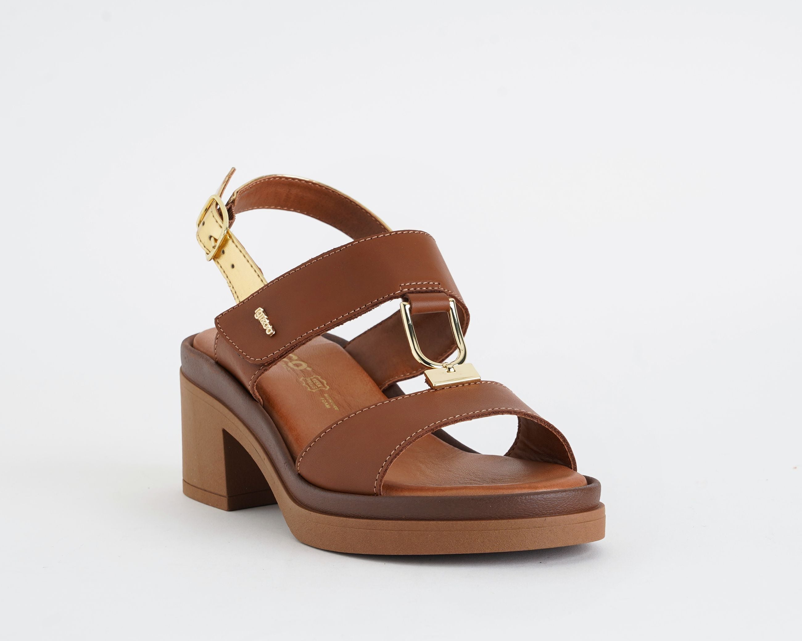 IGI&CO 1193411 sandali tacco donna pelle colore Cuoio Oro