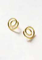 Orecchini NALÌ LNOR0132 ORO - doppio intreccio, acciaio placcato 18K, donna