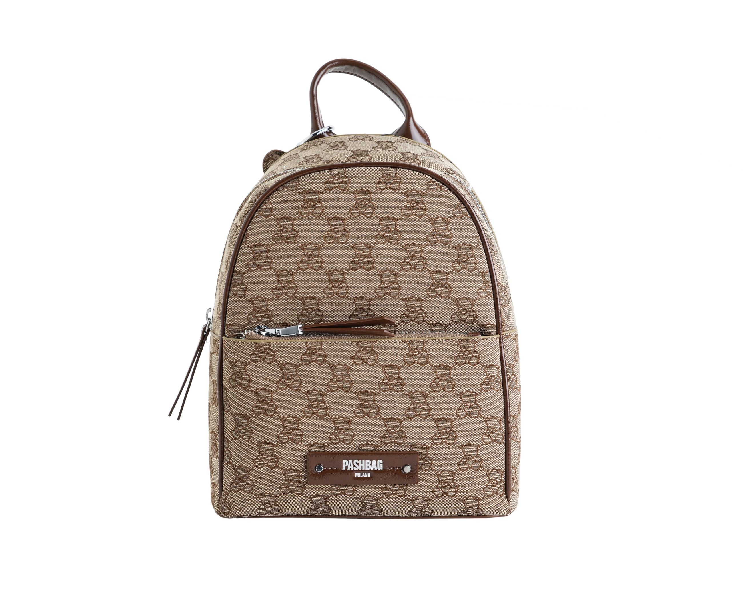 Zaino PASHBAG mod.Jeff 18373-SOH-W5B-P Beige/Marrone Donna