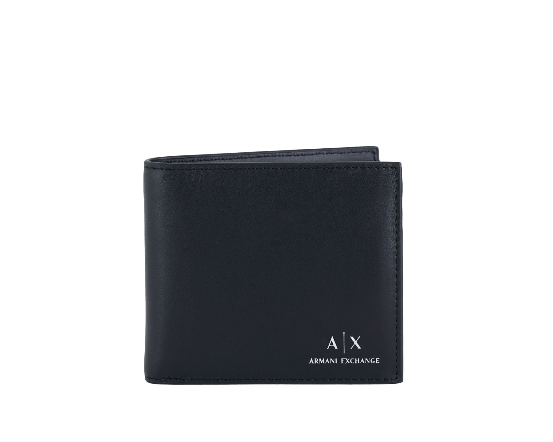Portafoglio ARMANI EXCHANGE PLAIN LEATHER BIFOLD COIN POCKET 958098CC84500020 Uomo