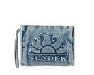 Pochette in canvas Sundek AW920ABCV400 Denim