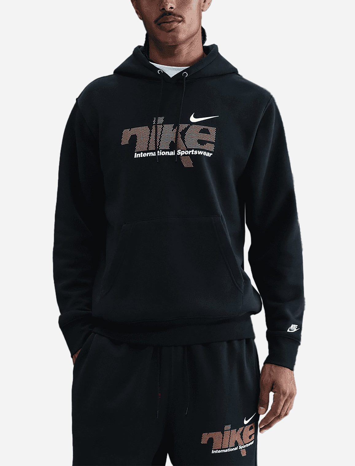 Felpa NIKE SPORTSWEAR FLEECE METALLIC IM8321-010 Uomo