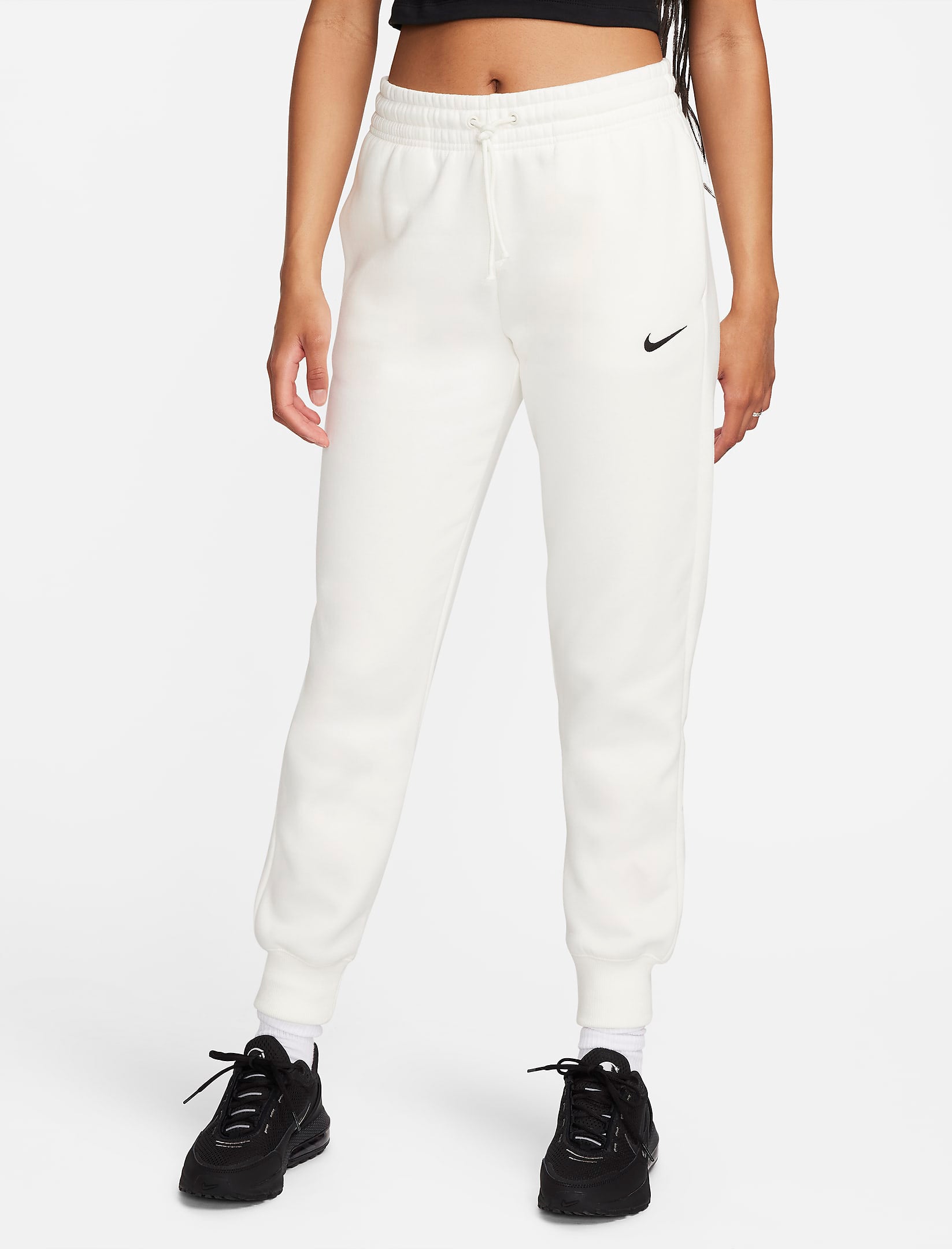 Pantaloni tuta a vita media Nike Sportswear Phoenix Fleece FZ7626 133 Donna