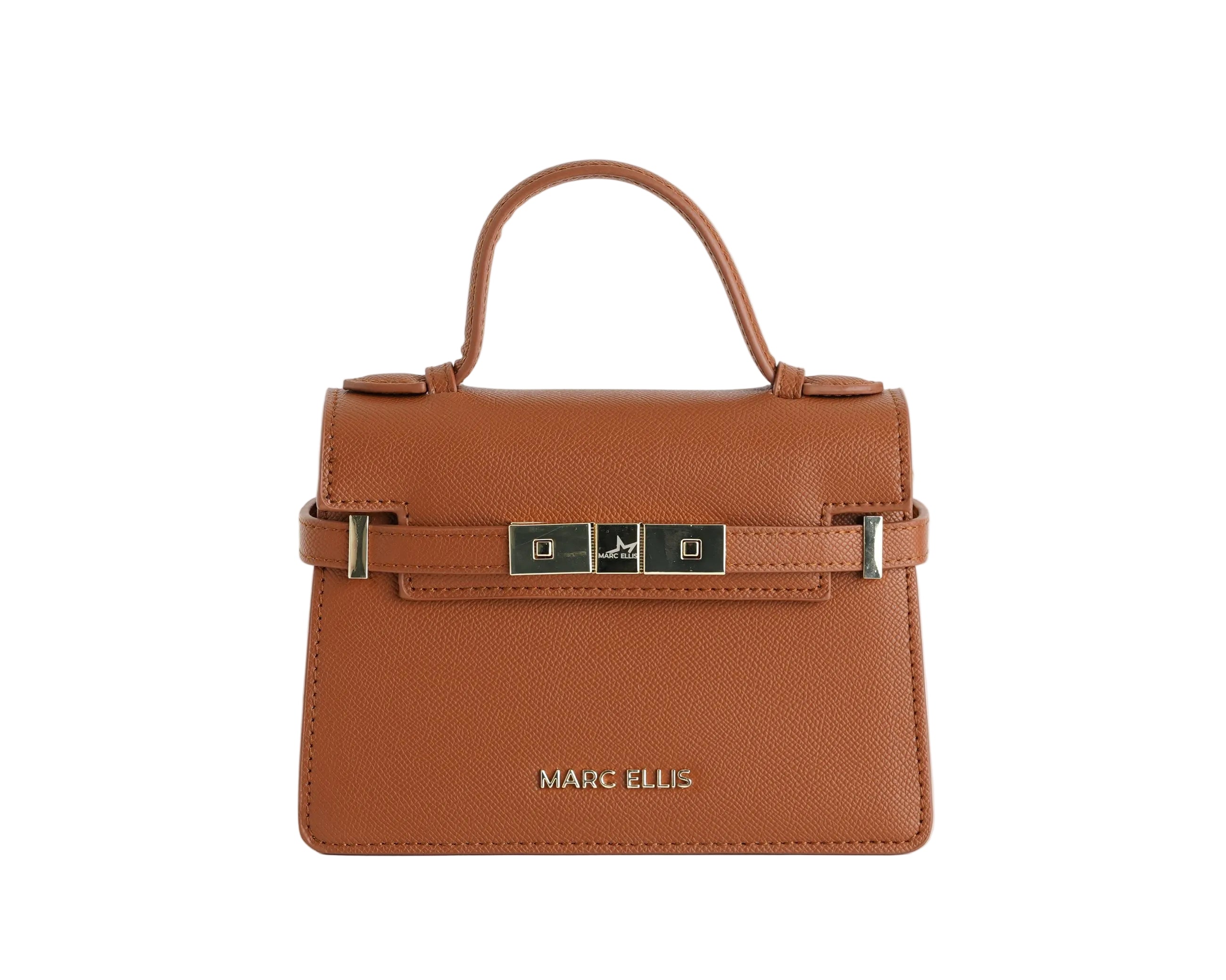 Borsa a mano Marc Ellis AROUND S 26 Donna Camel Light Gold - Vista frontale