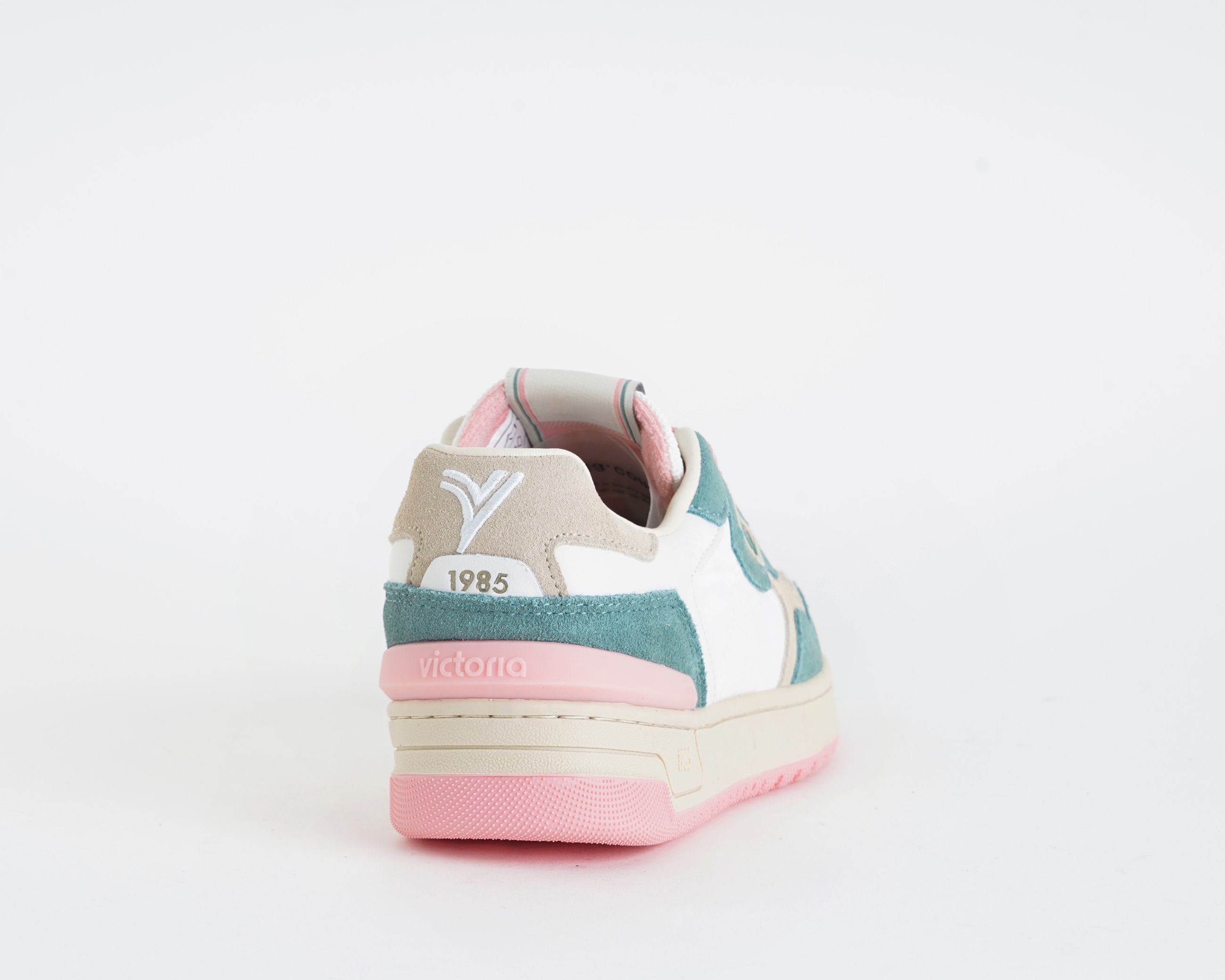 Sneakers Victoria C80 Urban 8800128 Jade Donna – pelle e nylon, logo anni '80, suola bicolore