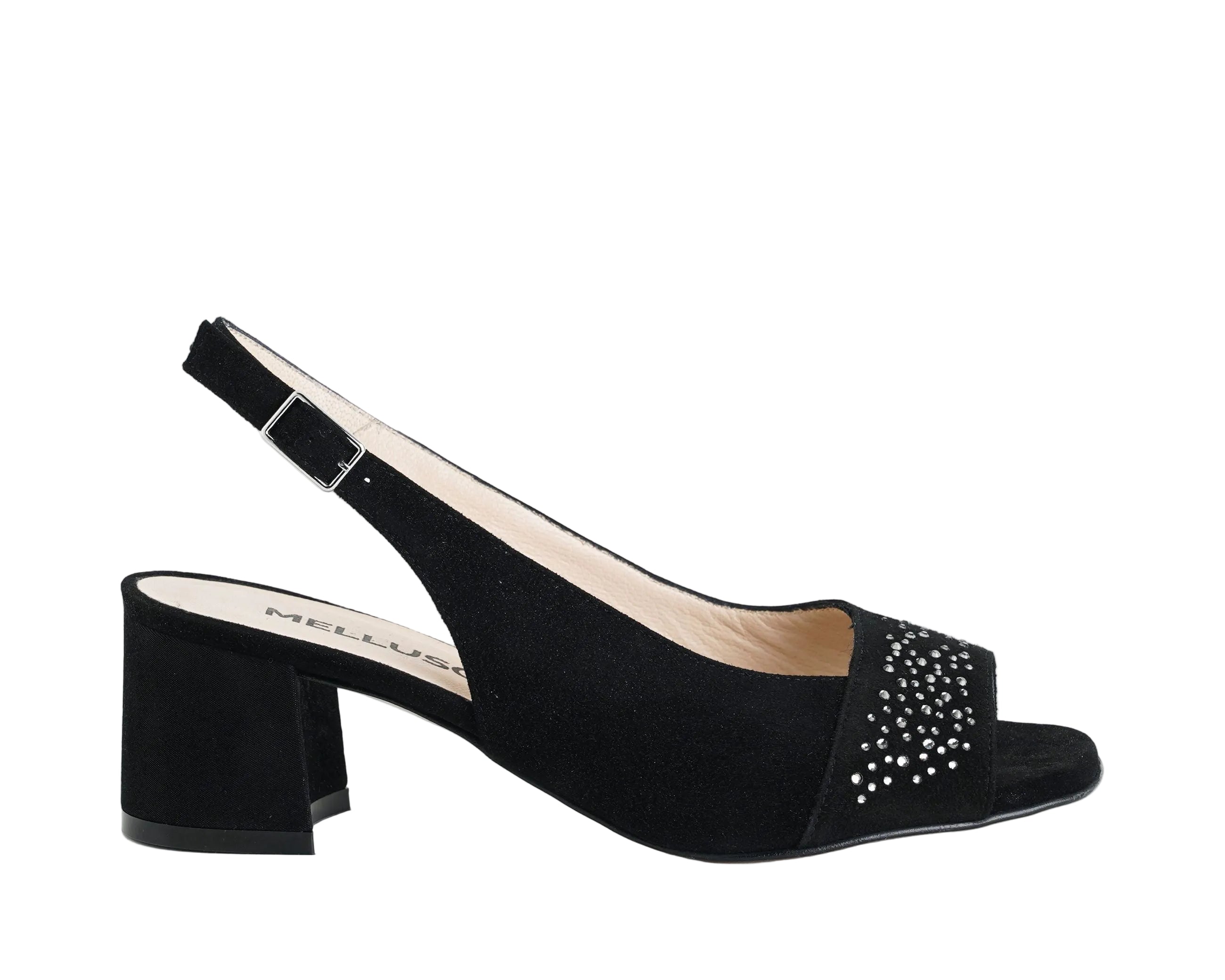 Sandalo alto Melluso S647 Nero Donna