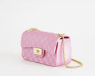 Borsa a spalla Marc Ellis Flat Falcon XS Donna Cashmere Rose Matt Gold - Vista laterale