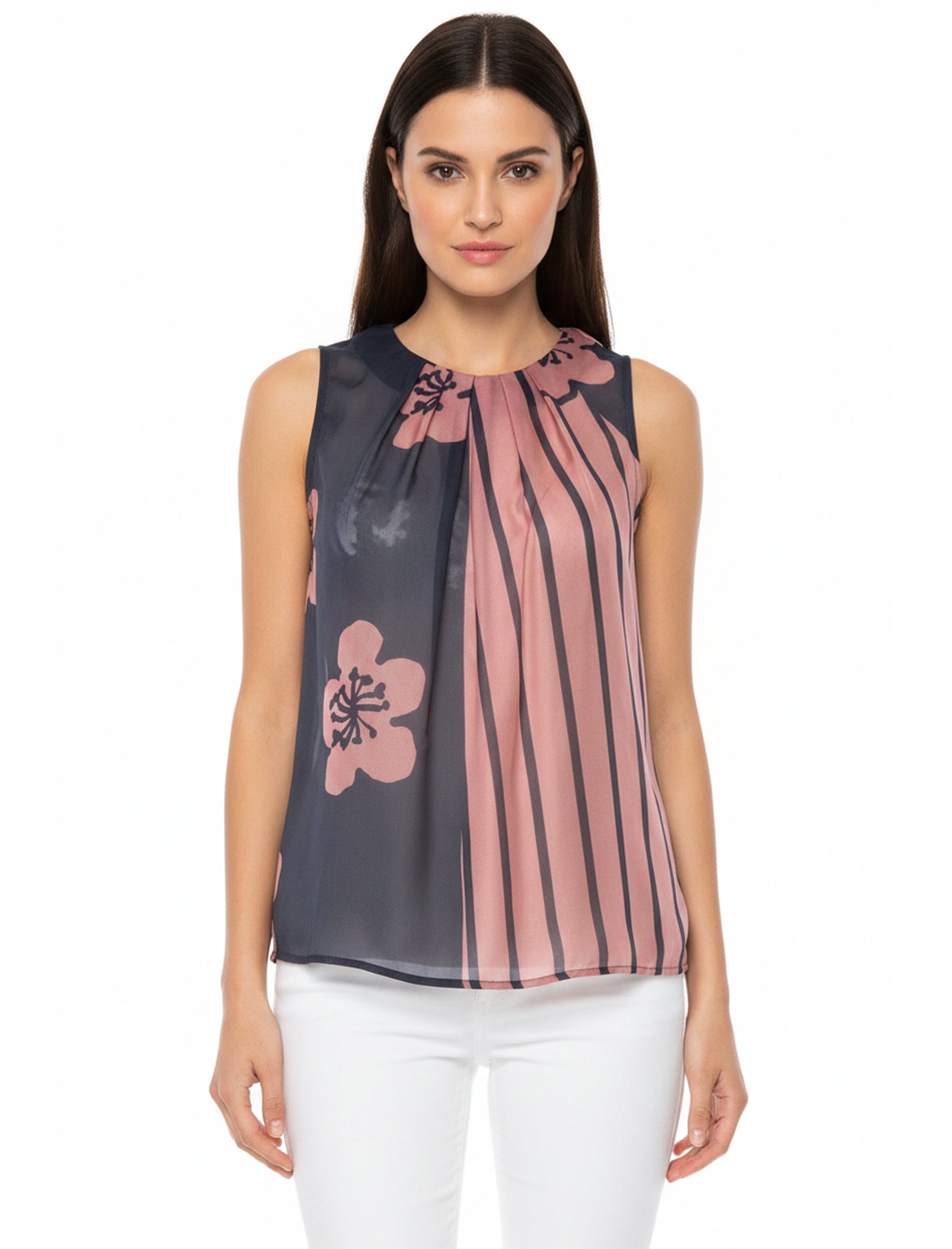 Blusa Anonyme Roseline A26SB019 Brick