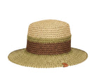 Cappello in carta paglia beige Me Fui SW0220-BG donna