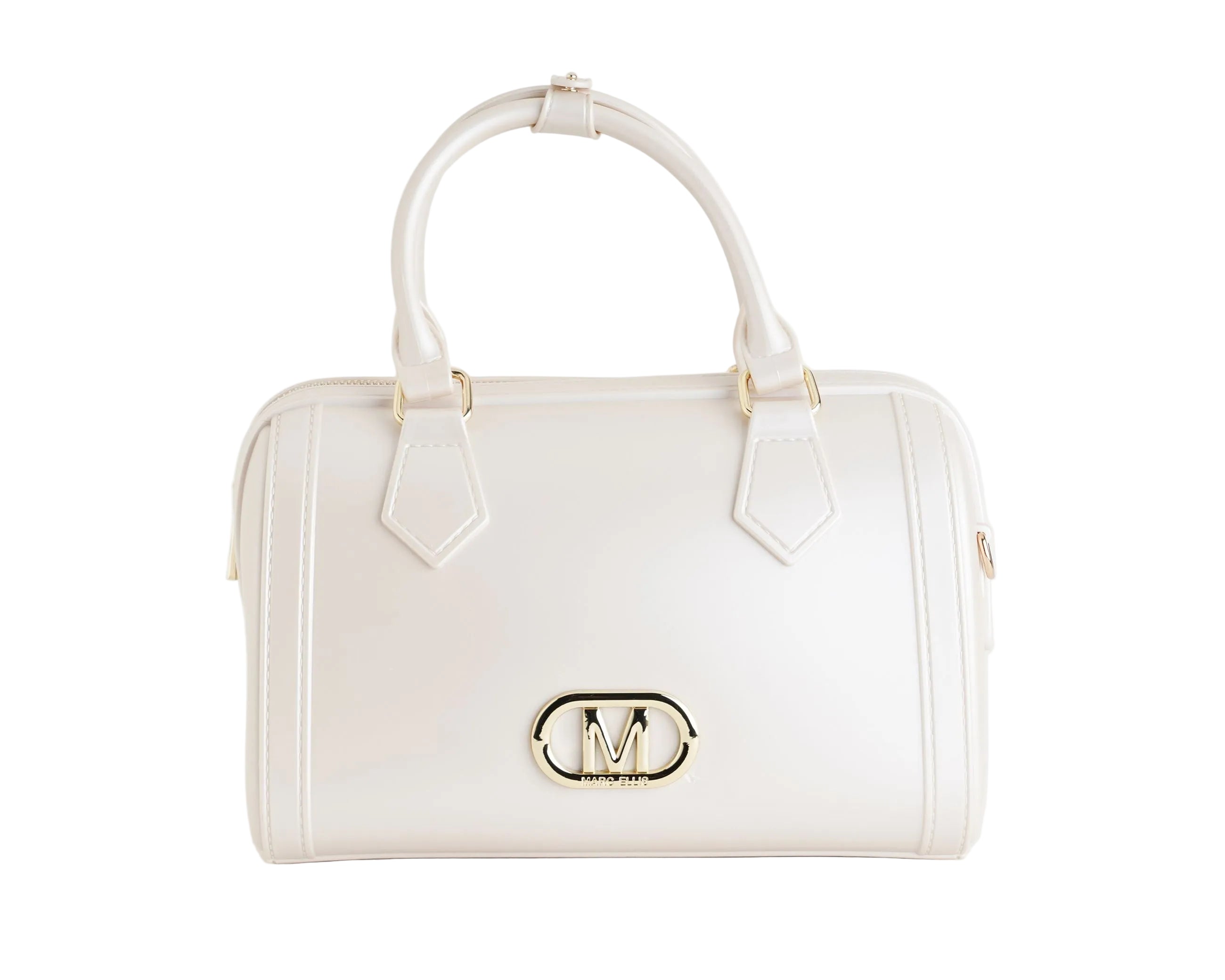Borsa a bauletto Marc Ellis Flat Estrella L Donna Beige Light Gold - Vista frontale