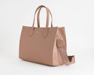 Borsa a spalla Marc Ellis Ceylan MF Donna Moka Mousse - Vista laterale
