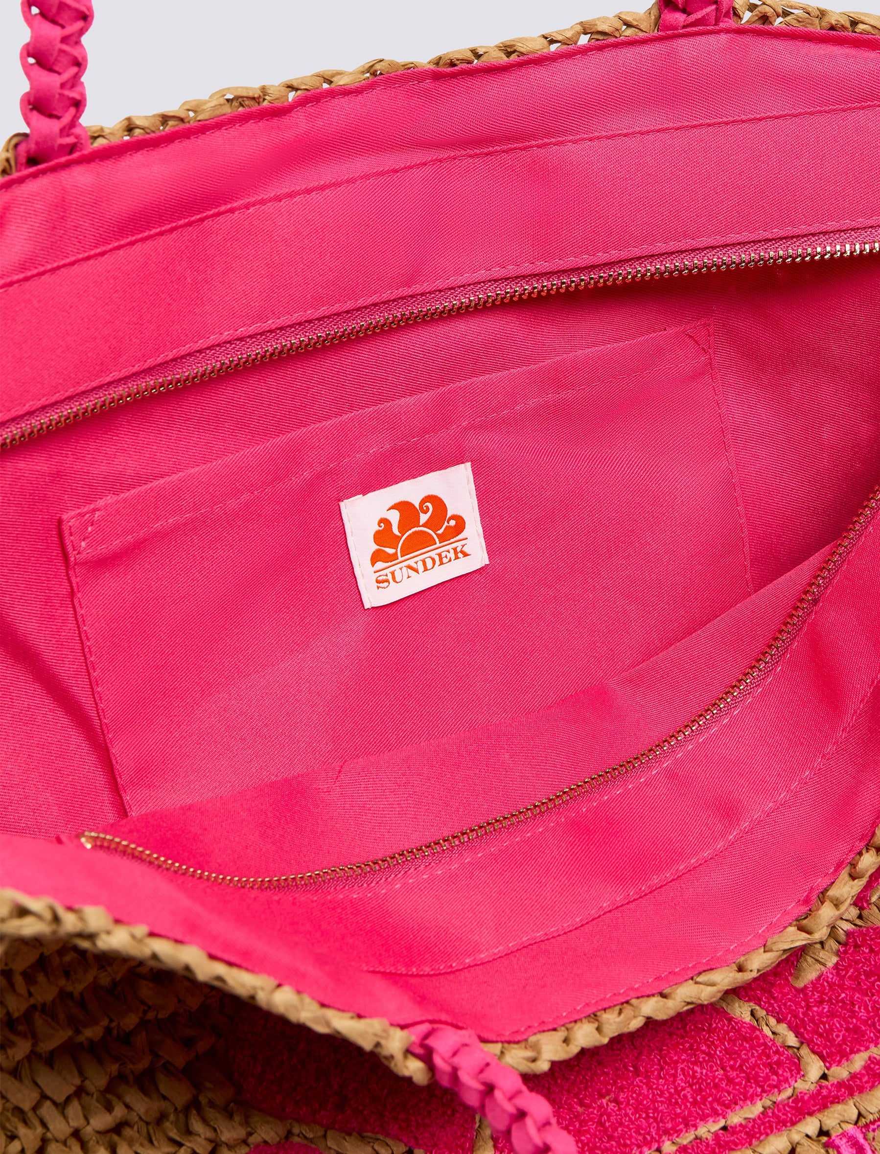 Shopping Bag Sundek Wina in Paper Straw AW029ABPA100 Durian