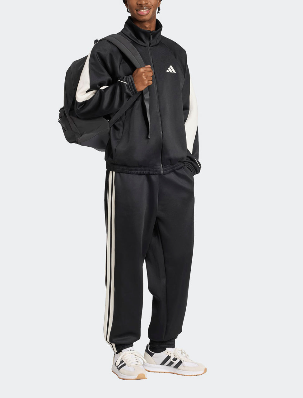 Felpa ADIDAS Stadium JN1821 Black/White Uomo