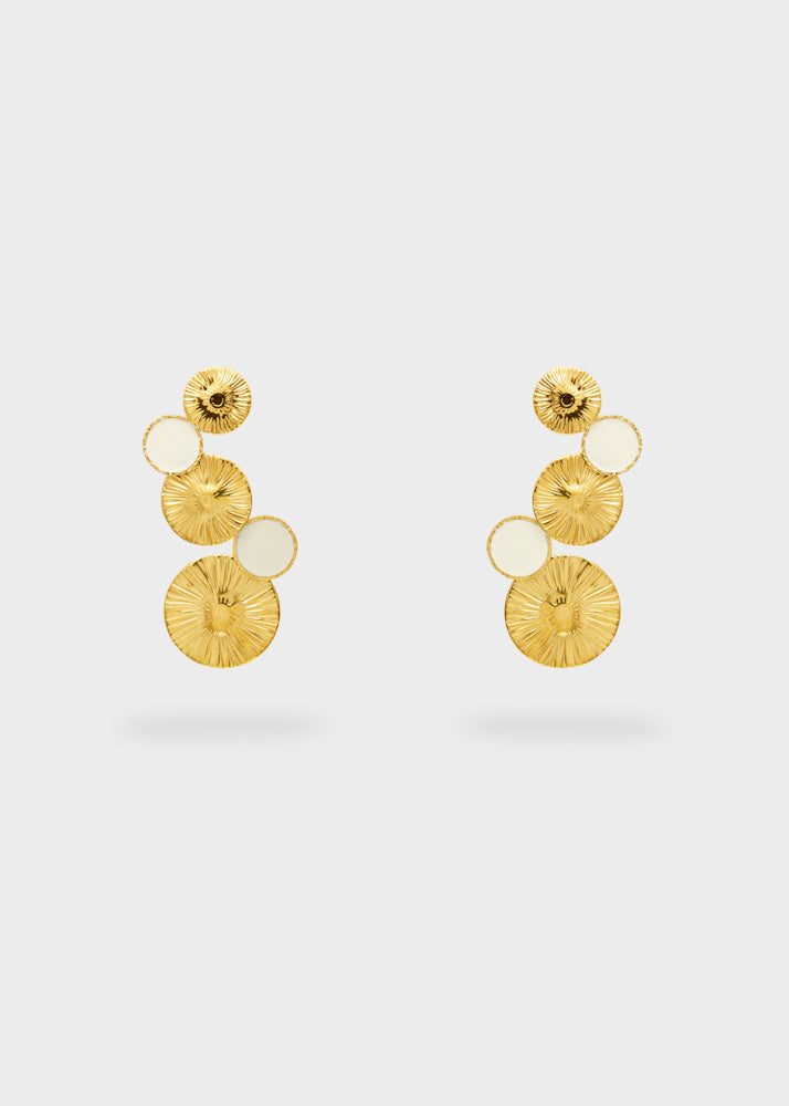Orecchini pendenti Nalì Mia LNOR0124 Oro/Bianco Donna